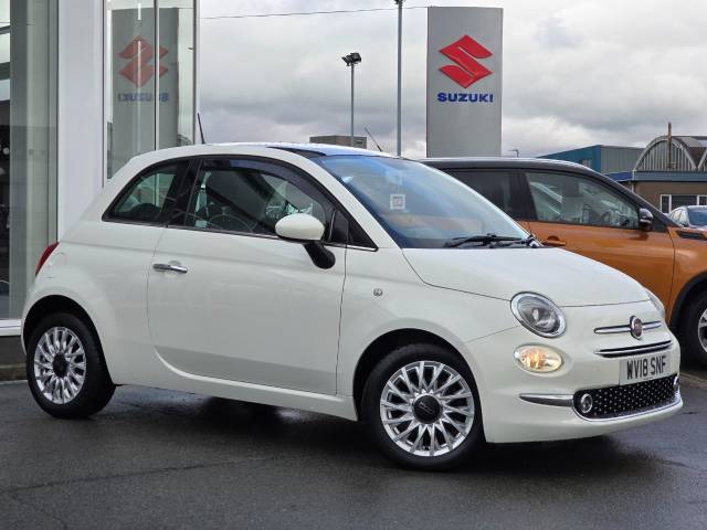 Fiat 500 1.2 Lounge 3dr Hatchback Petrol White