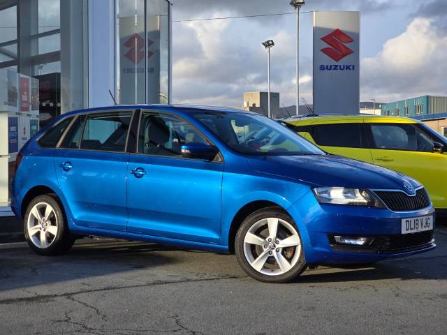 Skoda Rapid Spaceback 1.0 TSI 110 SE Tech 5dr Hatchback Petrol Blue