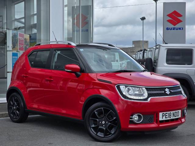 Suzuki Ignis 1.2 Dualjet SHVS SZ5 ALLGRIP 5dr Hatchback Petrol Red/black
