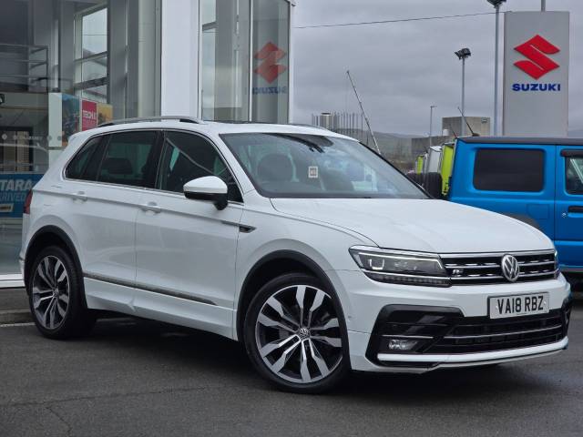Volkswagen Tiguan 2.0 TDi 190 4Motion R-Line 5dr DSG Estate Diesel White