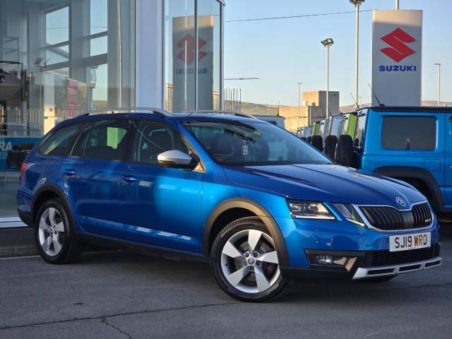Skoda Octavia 2.0 TDI CR 184 Scout 4x4 5dr DSG [7 speed] Estate Diesel Blue