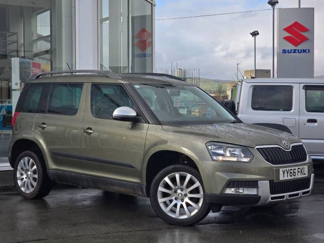 Skoda Yeti Outdoor 2.0 TDI CR SE 4x4 5dr Hatchback Diesel Green